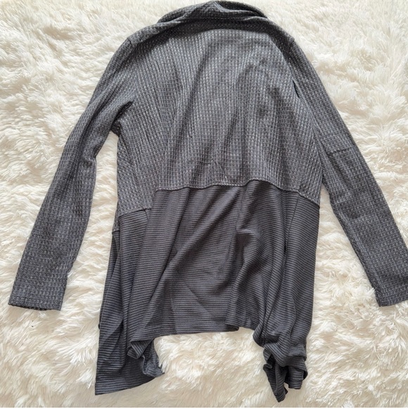 Vintage Juicy Couture Dark Gray Open Front Cardigan Size Medium Y2K - Picture 5 of 5